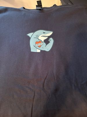 Women’s T-Shirt with image of Shark w/Mom Tattoo