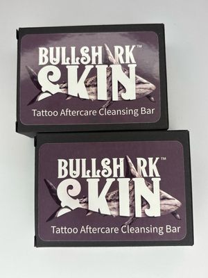 100 Bars Bullshark Skin Tattoo Aftercare Cleansing Bar