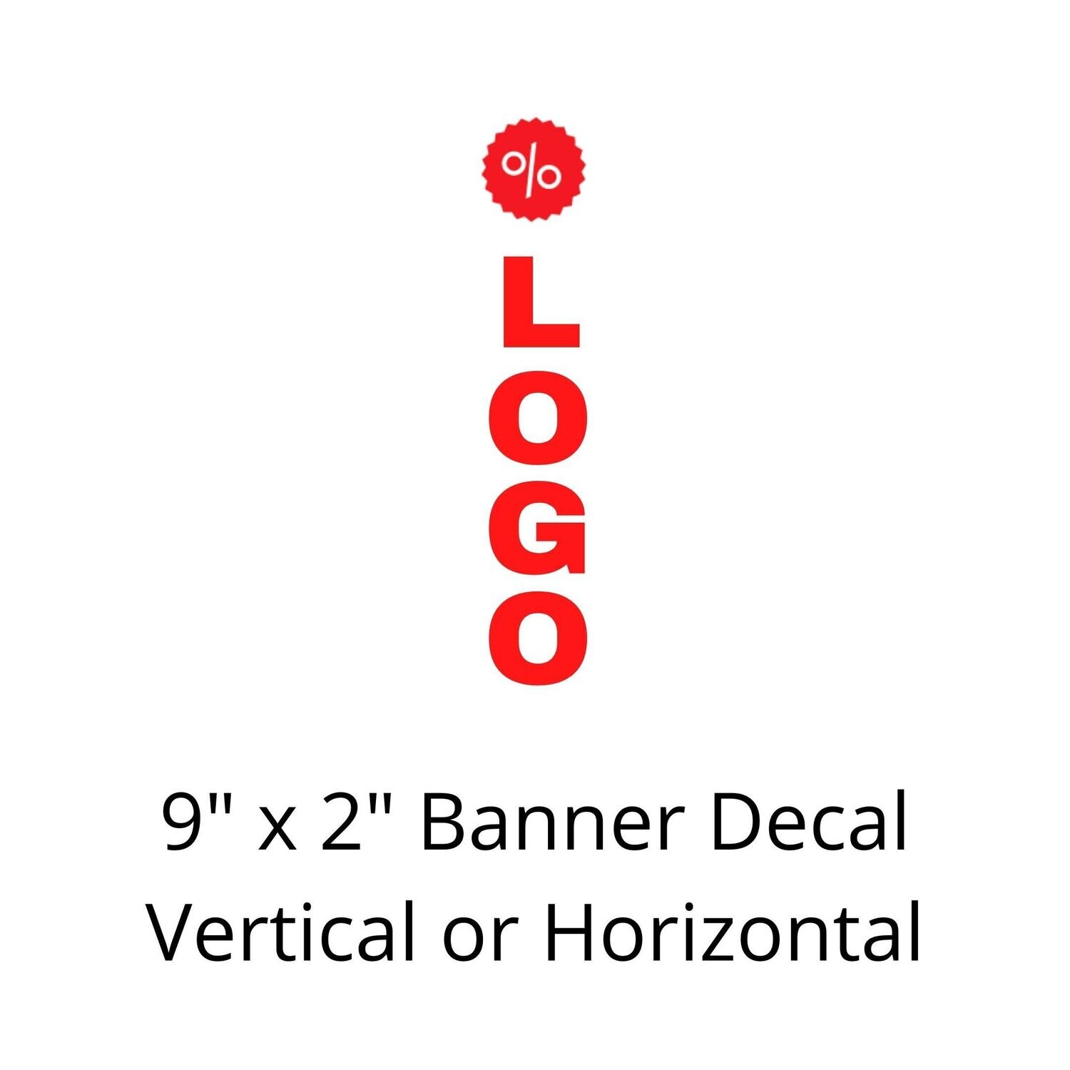 Sample Banner Logo Decal