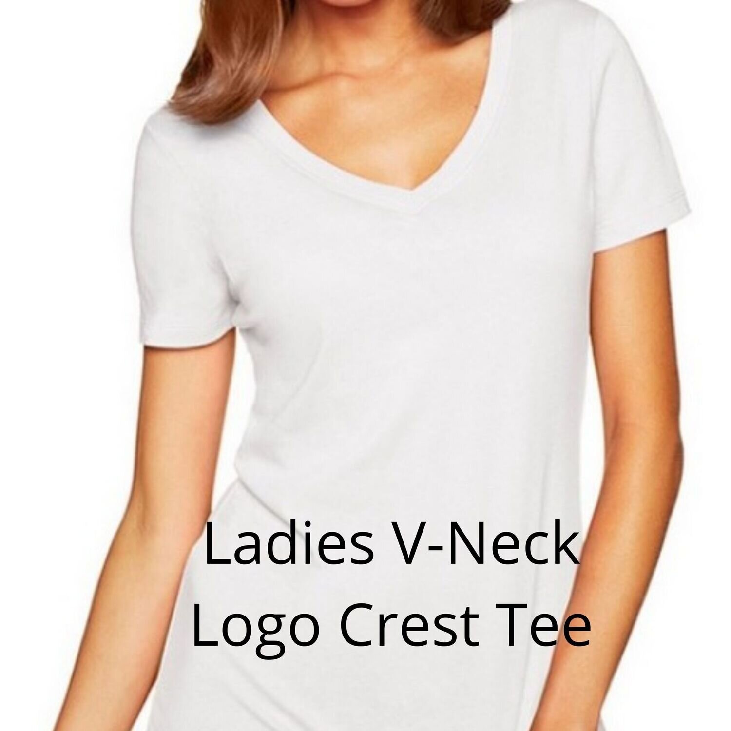 Sample Adult Femme Cut V-Neck Tee