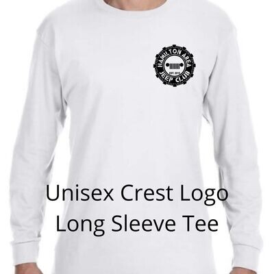 HAJC Unisex Long Sleeve Logo Crest Tee