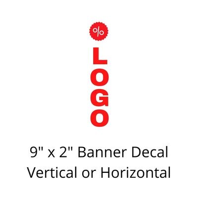 Sample Banner Logo Decal