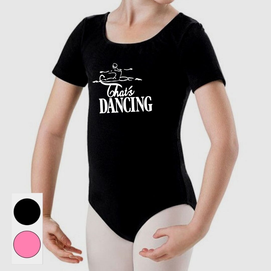 That&#39;s Dancing Child Short Sleeve Leotard