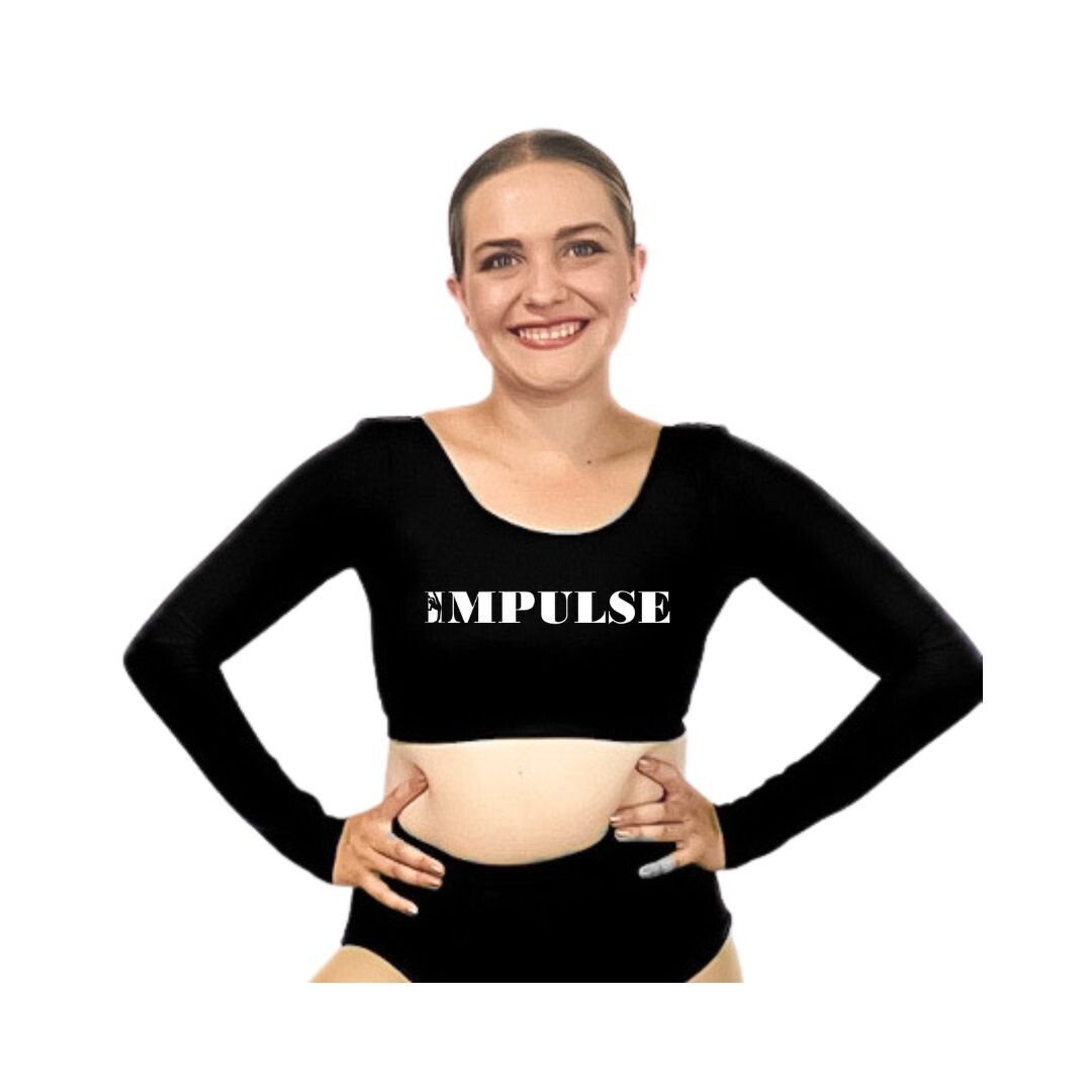 Impulse Adult Long Sleeve Crop Top