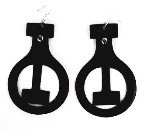 Earrings Allium