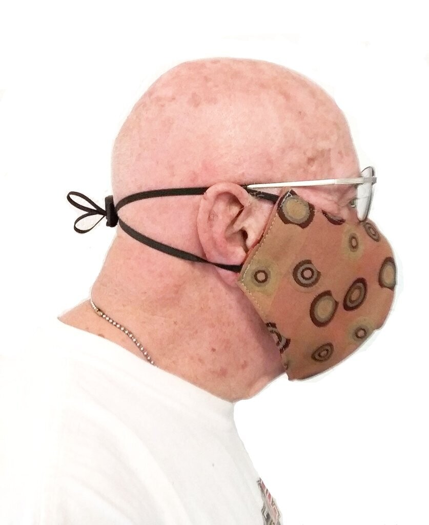 Adults and Kids Reversible Cotton Face Mask with Full Skull Braids