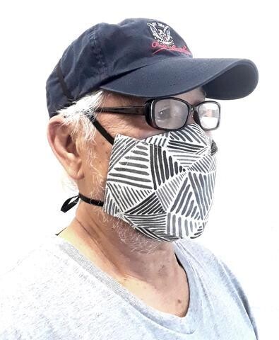 Adults and Kids Fitted Face Mask with Gussets and Full Skull Braids