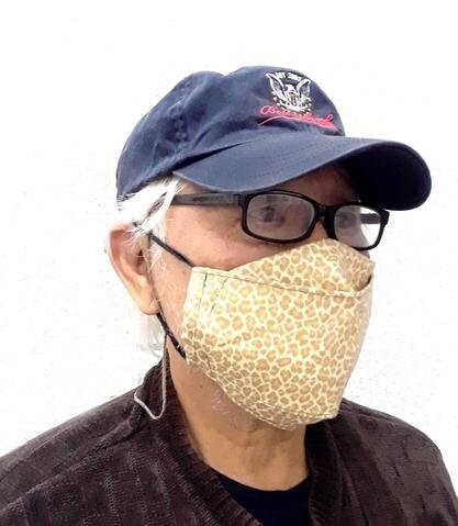 Adults and Kids Fitted 2-Ply Cloth Face Mask with Gussets