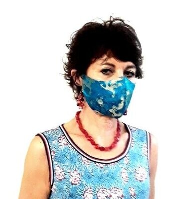 Adults and Kids Brocade Reversible Face Mask