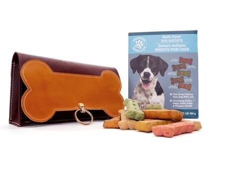 Treats Fanny - Flap Bone in Burgundy Leather