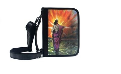Bible Case DLX in Printed Fabric and Leather
