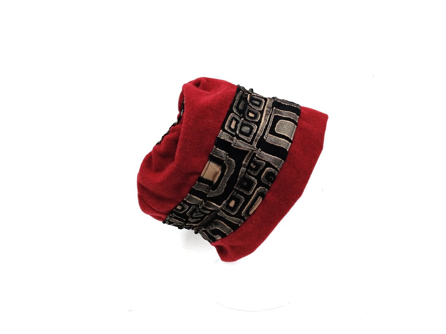 Hat Medium Profile Red w/Onyx