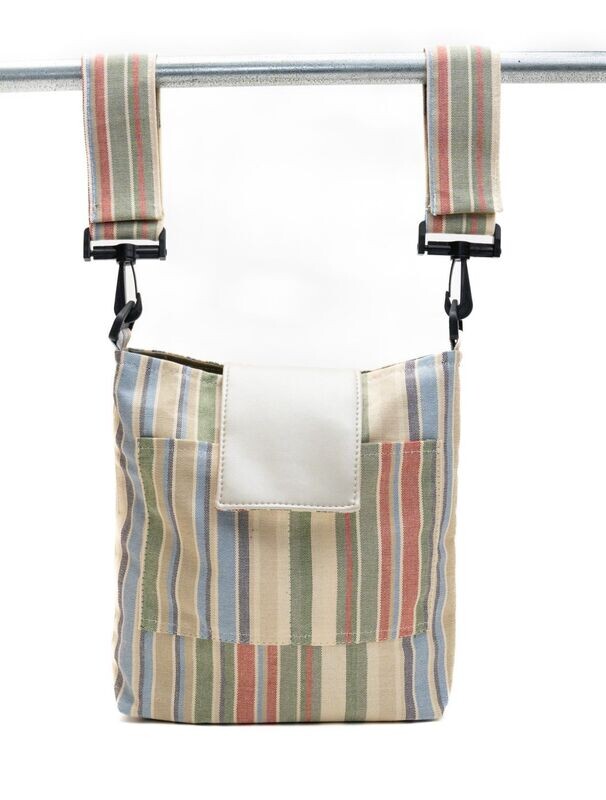 WheelCaddy Vertical With Swivels & Flap in Sunbrella Fabric Splendor