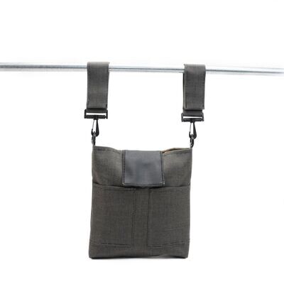 WheelCaddy Vertical With Swivels & Flap in Recacril Fabric Stone