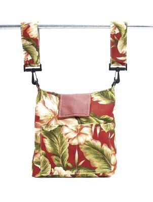 WheelCaddy Vertical With Swivels & Flap in Acrylic Fabric PalmSpring