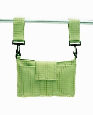 WheelCaddy With Swivels & Flap in Acrylic Fabric Lime