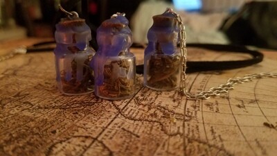 Peace &amp; Tranquility Spell Jar Necklace