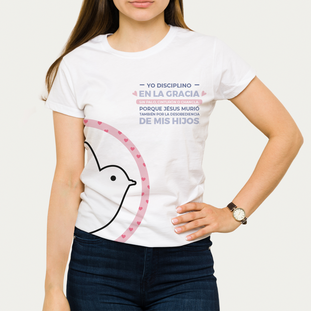 Camiseta Yo Disciplino En La Gracia