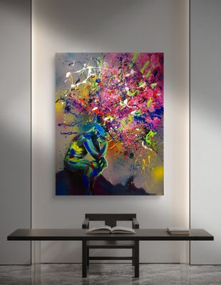 “The Aftermath of Artist Block” (ACRYLIC PRINT)