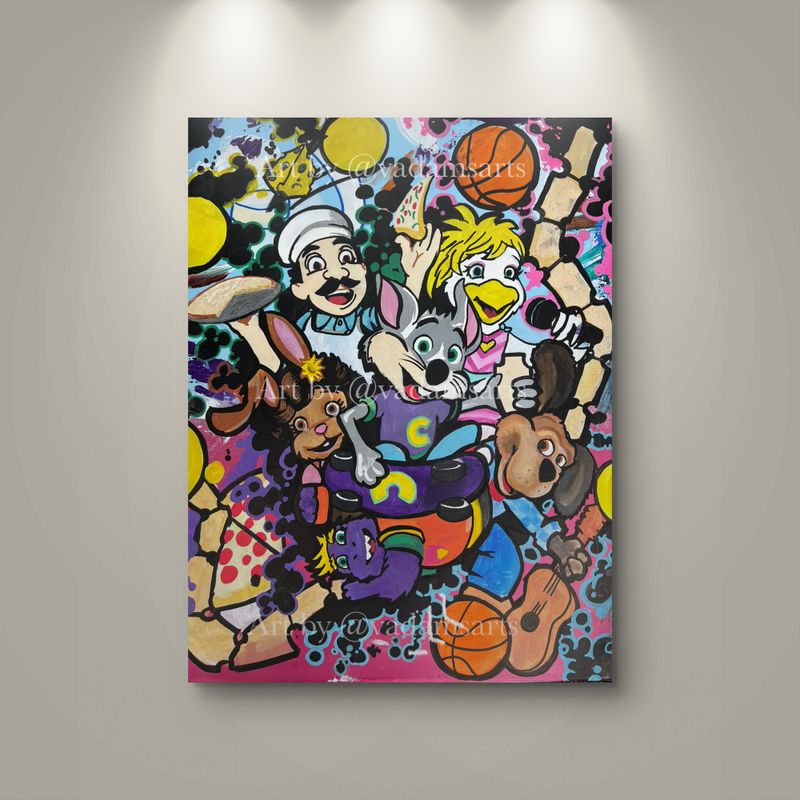 “The Best, Nostalgic Chaos” PRINT (Chuck E Cheese 48th Anniversary Celebration)