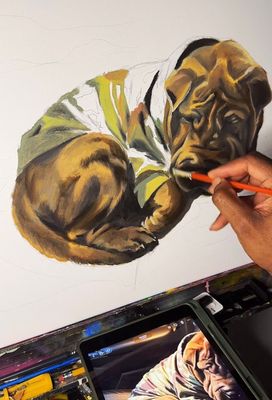 Lemme Paint That Dawg 🐾