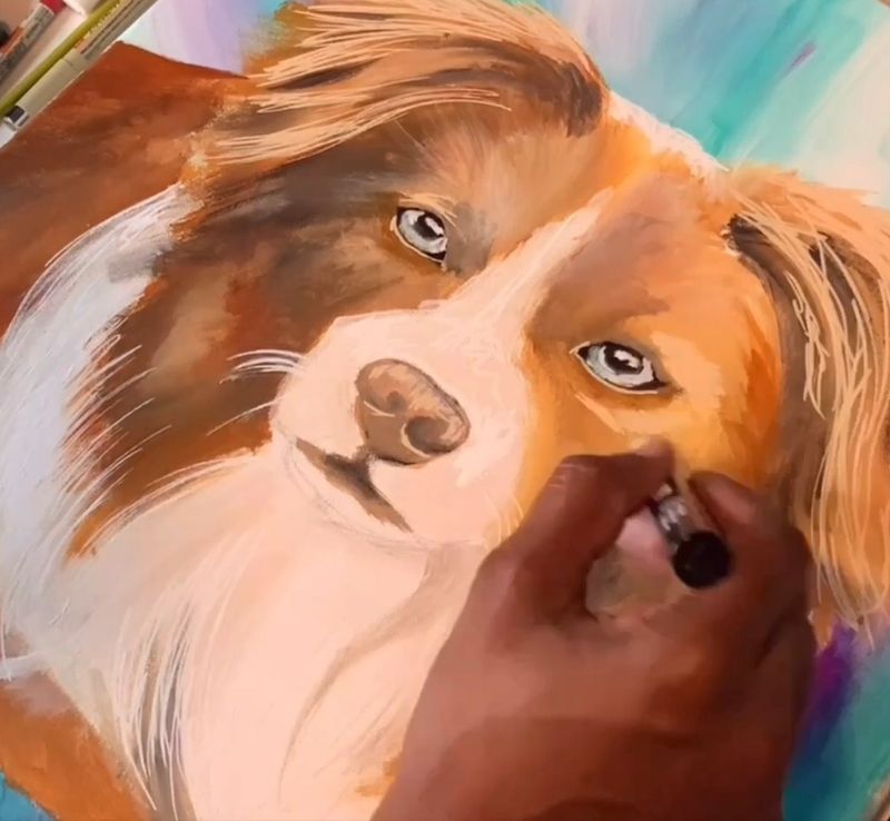 Acrylic On Canvas 24x30