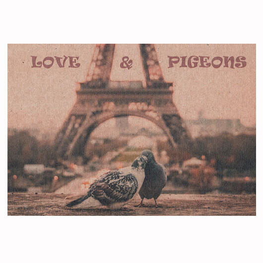 Открытка "Любовь и голуби"