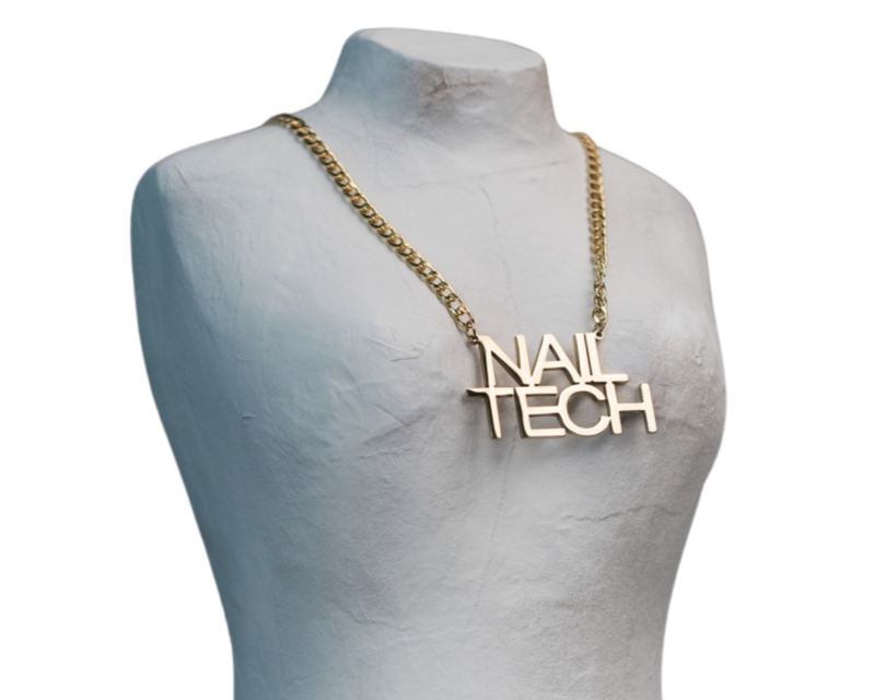Nail Tech Necklace (Gold)