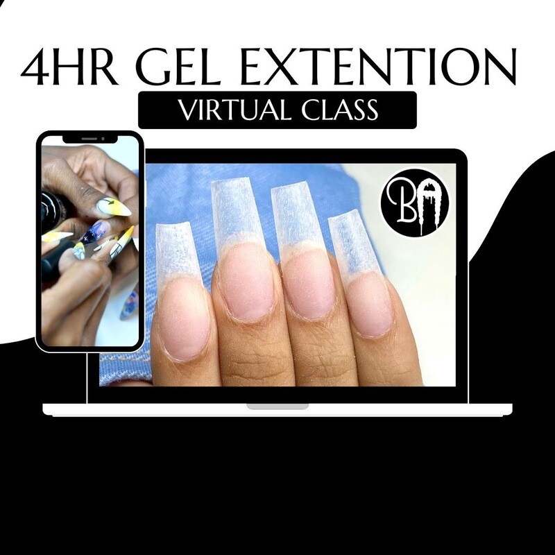 4HR Gel Extension Virtual Private Class