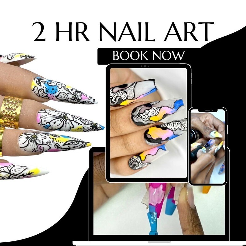 2HR Nail Art Virtual Private Class
