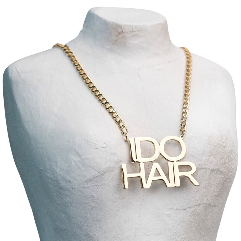 I Do Hair Necklace (Gold)