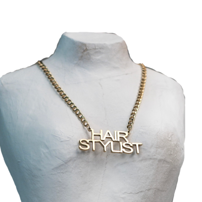 HAIRSTYLIST NECKLACE (GOLD)