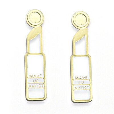 Make Up Artist Earrings (Gold)