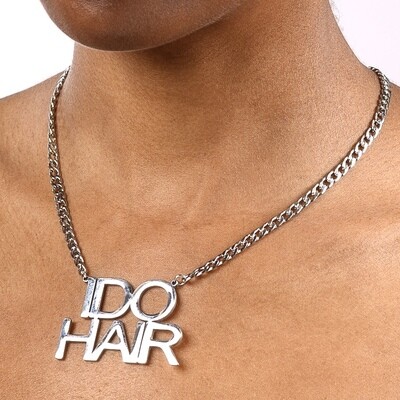 I Do Hair Necklace (silver)