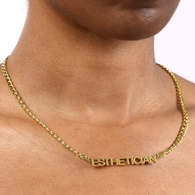 Esthetician Necklace (18K gold)