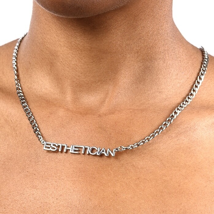 Esthetician Necklace (silver)