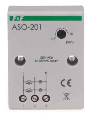 ASO-201 Treppenhausautomat Treppenlichtzeitschalter 230V 16A