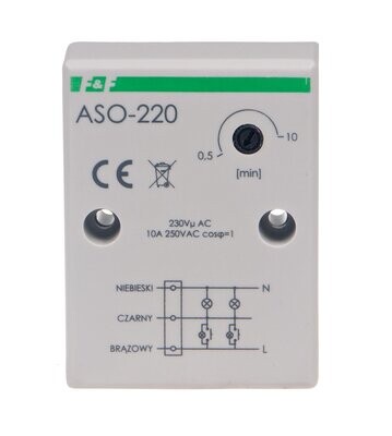 ASO-220 Treppenhausautomat Treppenlichtzeitschalter 230V ASO-220 Treppenhausautomat Treppenlichtzeitschalter 230V