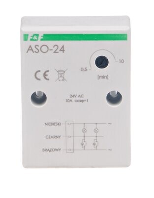 ASO-24 Treppenhausautomat Treppenlichtzeitschalter 24V AC/DC