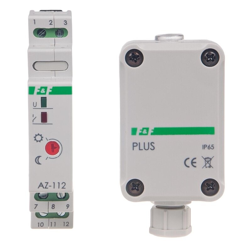 Dämmerungsschalter AZ-112 PLUS 230V 16A mit externe Sonde PLUS Dämmerungsschalter AZ-112 PLUS 230V 16A mit externe Sonde PLUS