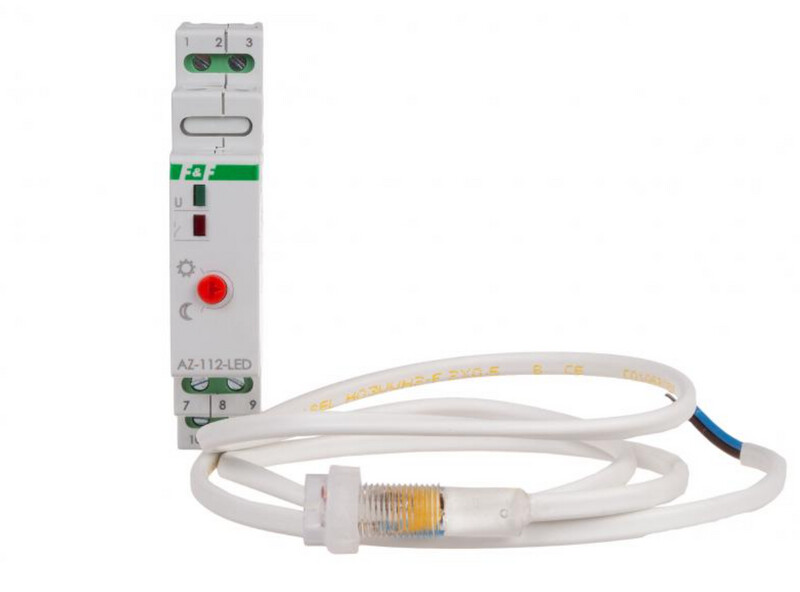 Dämmerungsschalter AZ-112 LED 195-253 V AC 16A ( 160A / 20 ms ) Dämmerungsschalter AZ-112 LED 195-253 V AC 16A ( 160A / 20 ms )