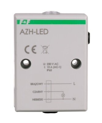 Dämmerungsschalter AZH-LED 230V 10A arbeitet mit LED Beleuchtung