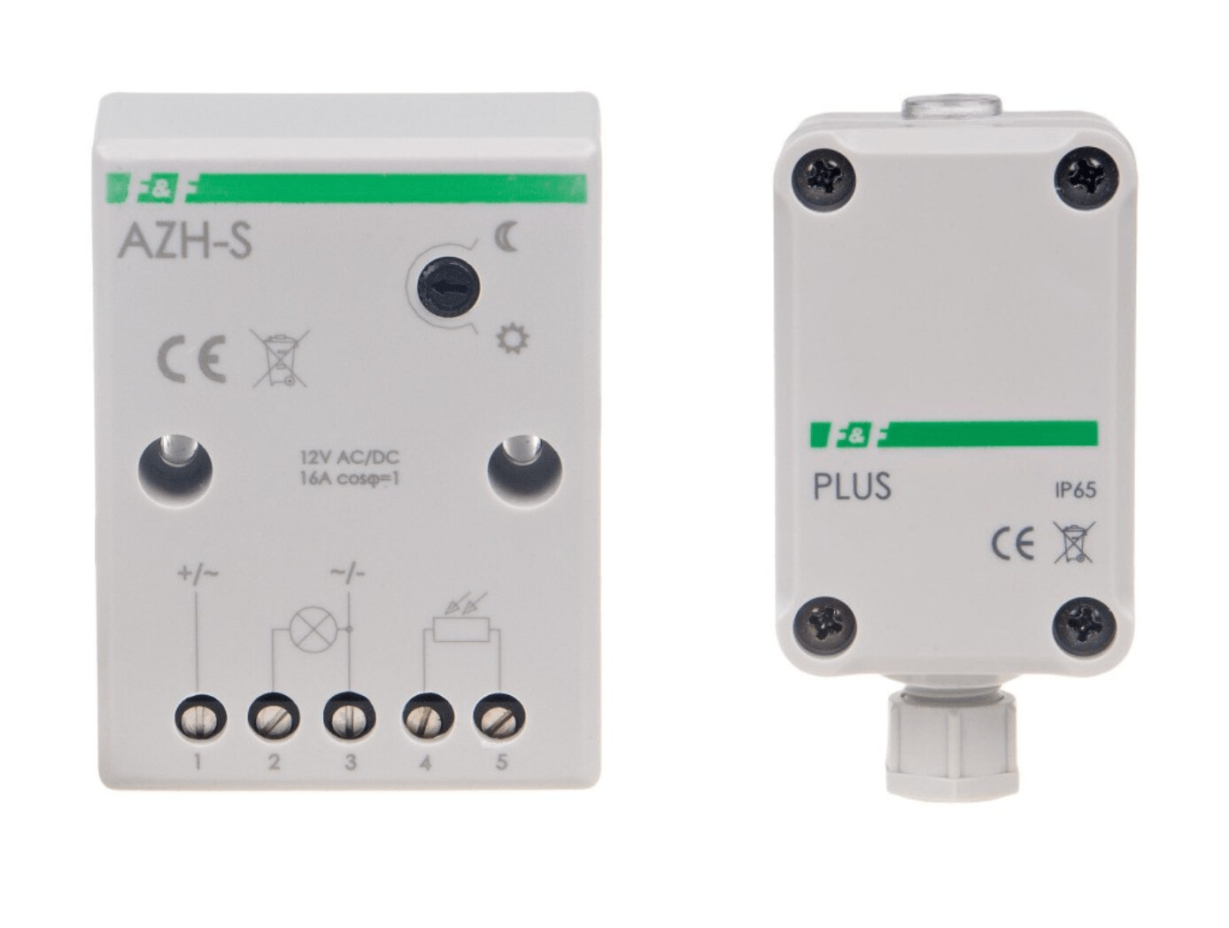 Dämmerungsschalter AZH-S Plus 12V AC/DC 16A mit externer Sonde Plus