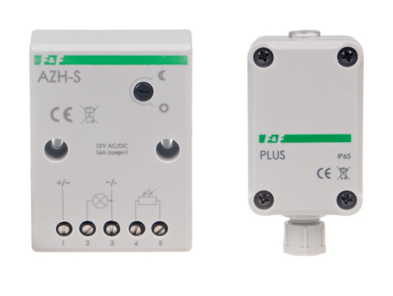 Dämmerungsschalter AZH-S Plus 12V AC/DC 16A mit externer Sonde Plus Dämmerungsschalter AZH-S Plus 12V AC/DC 16A mit externer Sonde Plus