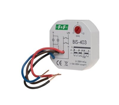 BIS-403 Bistabiles Relais 230V AC 10A Funktion on/off