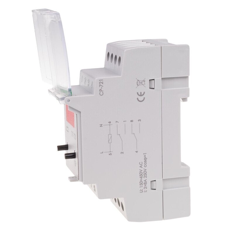 CP-721 PROGRAMIERBARES SPANNUNGSRELAIS Einphasig 150V - 450V AC CP-721 PROGRAMIERBARES SPANNUNGSRELAIS Einphasig 150V - 450V AC
