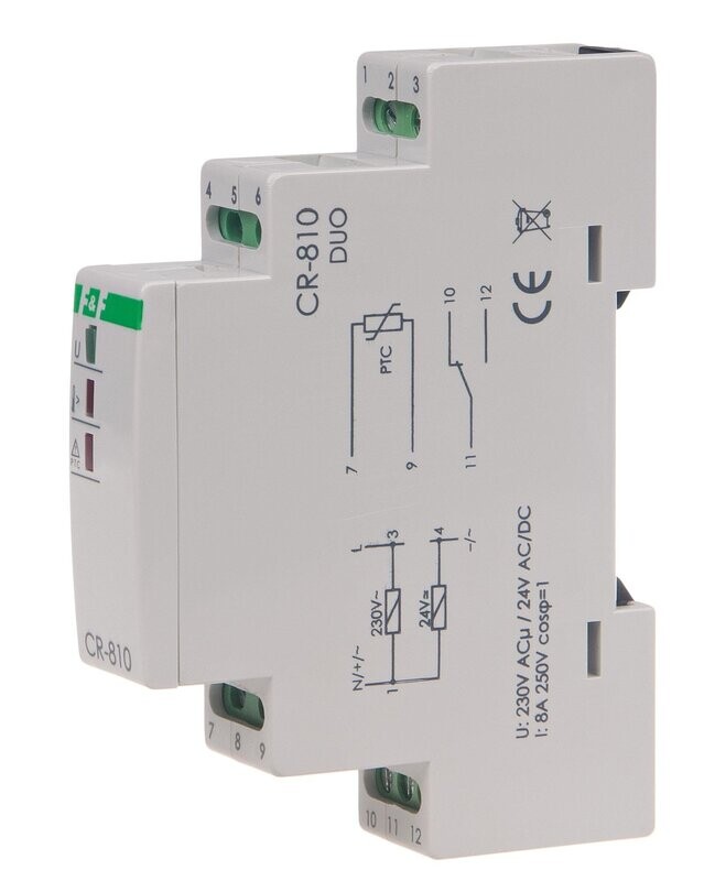 CR-810 DUO Widerstand Relais PTC Thermistor Temperatur Regler CR-810 DUO Widerstand Relais PTC Thermistor Temperatur Regler