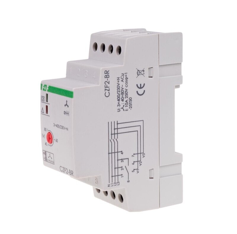 CZF2-BR Phasenüberwachungsrelais 3 × 400 V + N 1xNO CZF2-BR Phasenüberwachungsrelais 3 × 400 V + N 1xNO