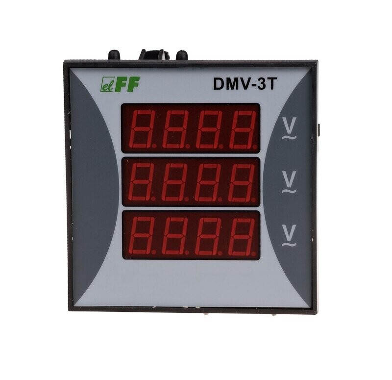 DMV-3T Spannungsanzeige dreiphasiger Voltmeter 230V AC DMV-3T Spannungsanzeige dreiphasiger Voltmeter 230V AC