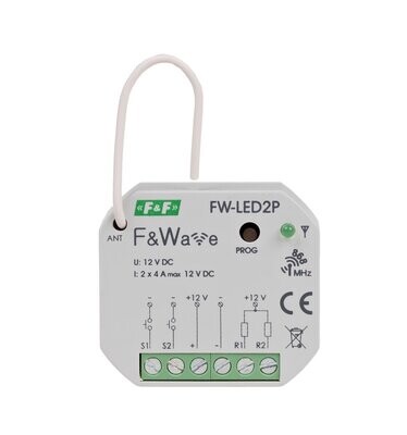 F&Wave FW-LED2P LED Riemen Funksteuerung 868 MHz Dimmer 12V DC